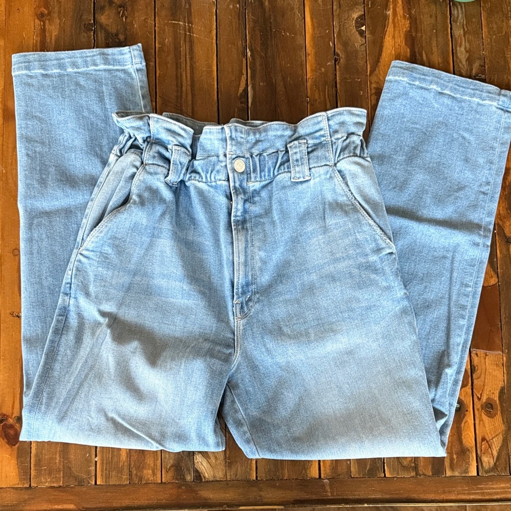 MOTHER The YOYO Ruffle Jeans